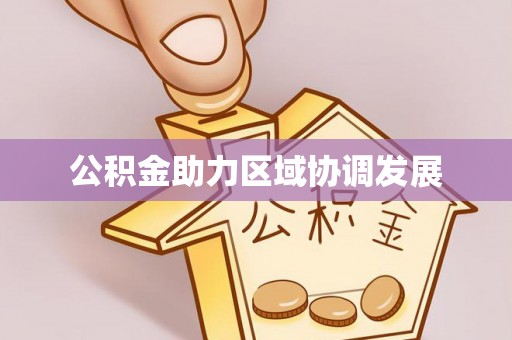 大化公积金助力区域协调发展